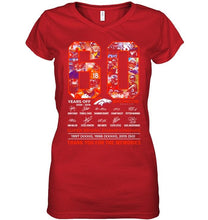 Load image into Gallery viewer, 60 years of Denver Broncos thank you for the memories shirt