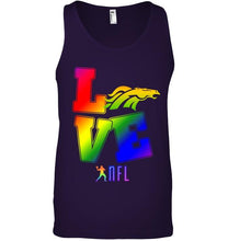 Load image into Gallery viewer, Love Denver Broncos lgbt NFL shirt