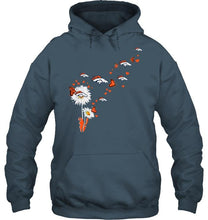 Load image into Gallery viewer, Denver Broncos daisy butterfly fan shirt