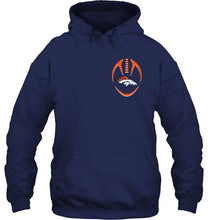 Load image into Gallery viewer, Denver Broncos American flag back shirt