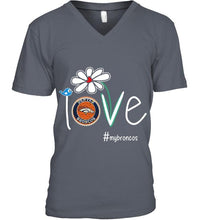 Load image into Gallery viewer, Love my Broncos Denver Broncos daisy fan shirt