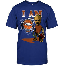 Load image into Gallery viewer, I am Denver Broncos groot shirt
