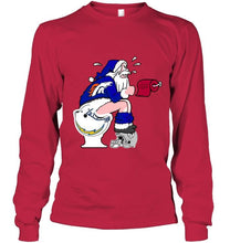 Load image into Gallery viewer, Santa Denver Broncos Toilet shirt