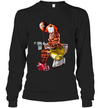 Load image into Gallery viewer, IT Denver Broncos in toilet halloween hoodie