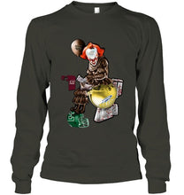 Load image into Gallery viewer, IT Western Michigan Broncos in toilet halloween hoodie