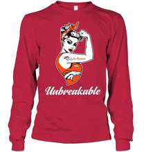 Load image into Gallery viewer, Go Denver Broncos unbreakable girl shirt