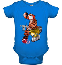 Load image into Gallery viewer, IT Denver Broncos in toilet halloween hoodie