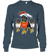 Load image into Gallery viewer, Denver Broncos Rottweilers fan shirt