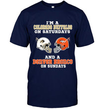 Load image into Gallery viewer, I'm Colorado Buffaloe on saturdays and Denver Bronco on sundays shirt