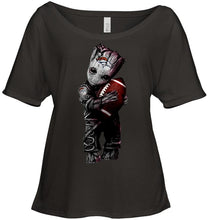 Load image into Gallery viewer, baby groot loves Denver Broncos shirt