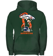 Load image into Gallery viewer, Denver Broncos Rick and morty fan shirt