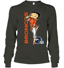 Load image into Gallery viewer, Denver Broncos betty boop fan shirt
