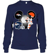 Load image into Gallery viewer, Denver Broncos Minnie cheerleader shirt