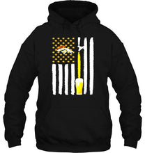Load image into Gallery viewer, Denver Broncos Beer american flag shirt