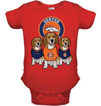 Load image into Gallery viewer, Denver Broncos Beagles fan shirt