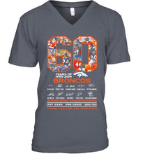 Load image into Gallery viewer, 60 years of denver broncos signed shirt