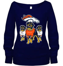Load image into Gallery viewer, Denver Broncos Rottweilers fan hoodie