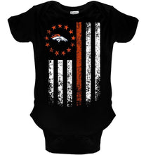 Load image into Gallery viewer, Denver Broncos american flag star shirt