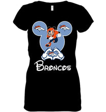 Load image into Gallery viewer, Denver Broncos Mickey shirt