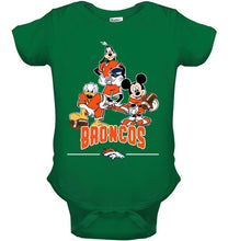 Load image into Gallery viewer, Denver Broncos mickey donald goofy fan shirt