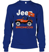 Load image into Gallery viewer, Jeep Denver Broncos fan hoodie