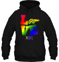 Load image into Gallery viewer, Love Denver Broncos lgbt NFL shirt