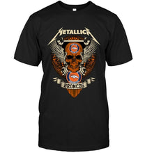 Load image into Gallery viewer, Metallica Denver Broncos shirt