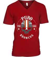 Load image into Gallery viewer, Puro Denver Broncos por vida fan shirt