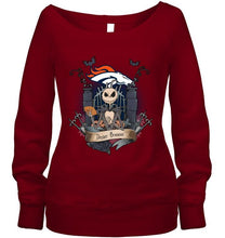 Load image into Gallery viewer, Denver Broncos Jack Skellington shirt