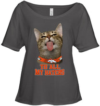 Load image into Gallery viewer, Denver Broncos cat to all my haters shirt