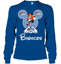 Load image into Gallery viewer, Denver Broncos Mickey shirt