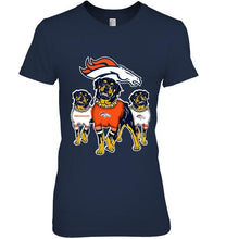 Load image into Gallery viewer, Denver Broncos Rottweilers fan shirt