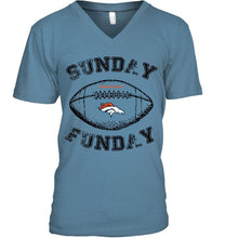 Load image into Gallery viewer, Sunday funday Denver Broncos lover shirt