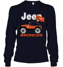 Load image into Gallery viewer, Jeep Denver Broncos fan hoodie