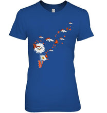 Load image into Gallery viewer, Denver Broncos daisy butterfly fan shirt
