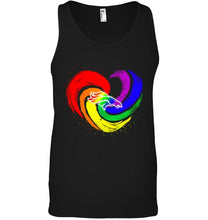 Load image into Gallery viewer, Denver Broncos lgbt tornado heart shirt
