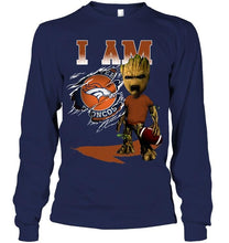 Load image into Gallery viewer, I am Denver Broncos groot shirt