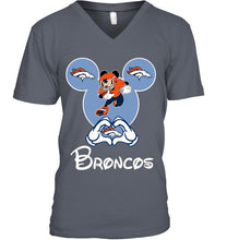Load image into Gallery viewer, Denver Broncos Mickey shirt