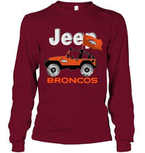 Load image into Gallery viewer, Jeep Denver Broncos fan hoodie