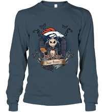 Load image into Gallery viewer, Denver Broncos Jack Skellington shirt
