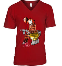 Load image into Gallery viewer, IT Denver Broncos in toilet halloween hoodie