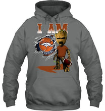Load image into Gallery viewer, I am Denver Broncos groot shirt