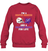 Load image into Gallery viewer, i'm a Denver Bronco and a Colorado Rockie for life shirt