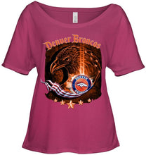 Load image into Gallery viewer, denver broncos eagle american flag shirt