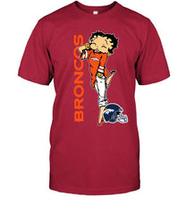 Load image into Gallery viewer, Denver Broncos betty boop fan shirt
