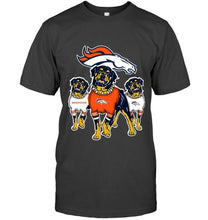 Load image into Gallery viewer, Denver Broncos Rottweilers fan shirt