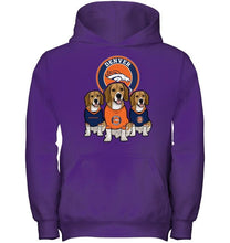 Load image into Gallery viewer, Denver Broncos Beagles fan shirt