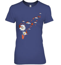 Load image into Gallery viewer, Denver Broncos daisy butterfly fan shirt