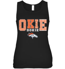 Load image into Gallery viewer, Okie dokie Denver Broncos fan shirt