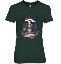 Load image into Gallery viewer, Denver Broncos Jack Skellington shirt